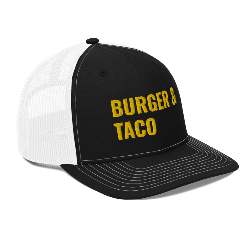 Top Headwear Hamburger Cheeseburger Trucker Hat - Men's Snapback Burger  Food Cap Neon Yellow
